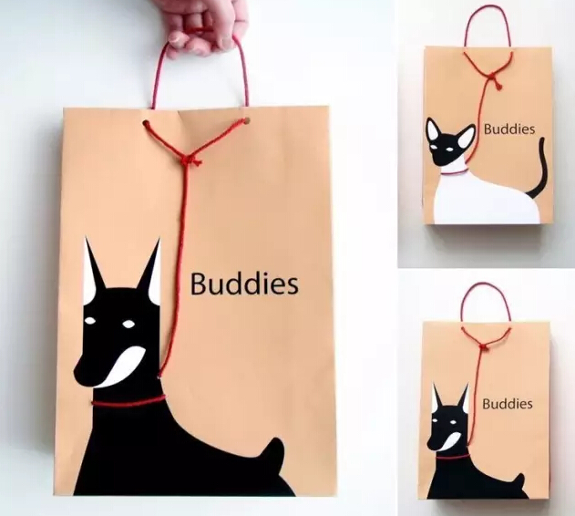 遛狗手提紙袋 遛狗紙質手提袋